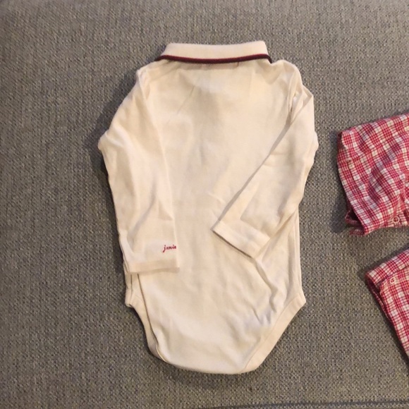 Janie and Jack holiday jumper and onesie size 12/18 months - Picture 4 of 8